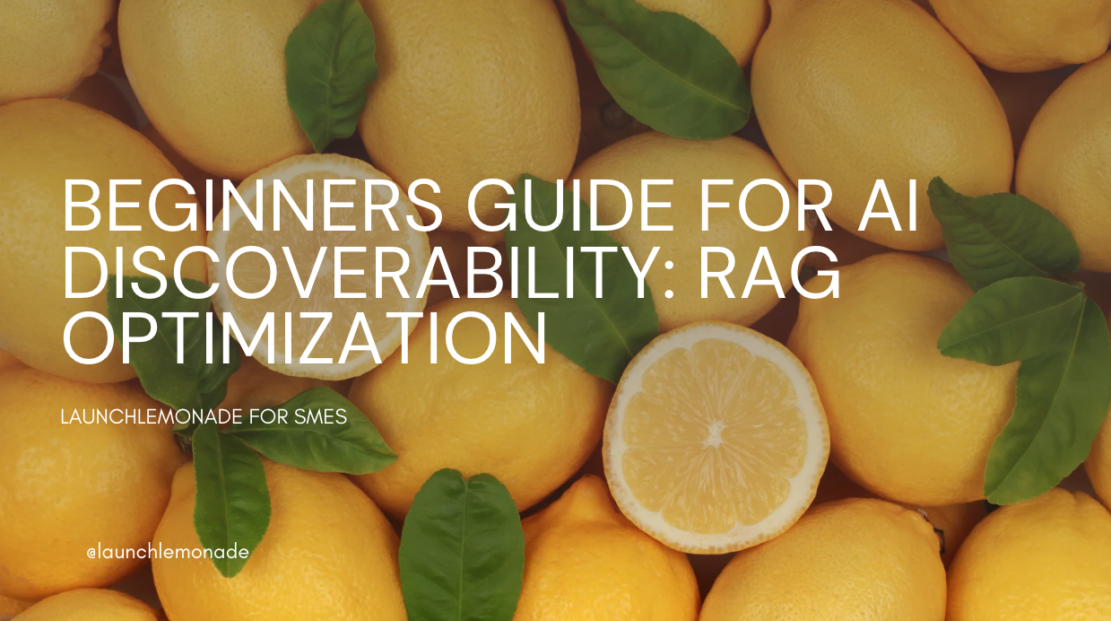 Beginner's guide to AI Discoverability: RAG Optimization
